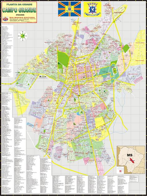 mapa de campo grande ms por bairros